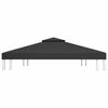 Vidaxl prieverkak 2-layer 310 g m² 4x3 m schwarz