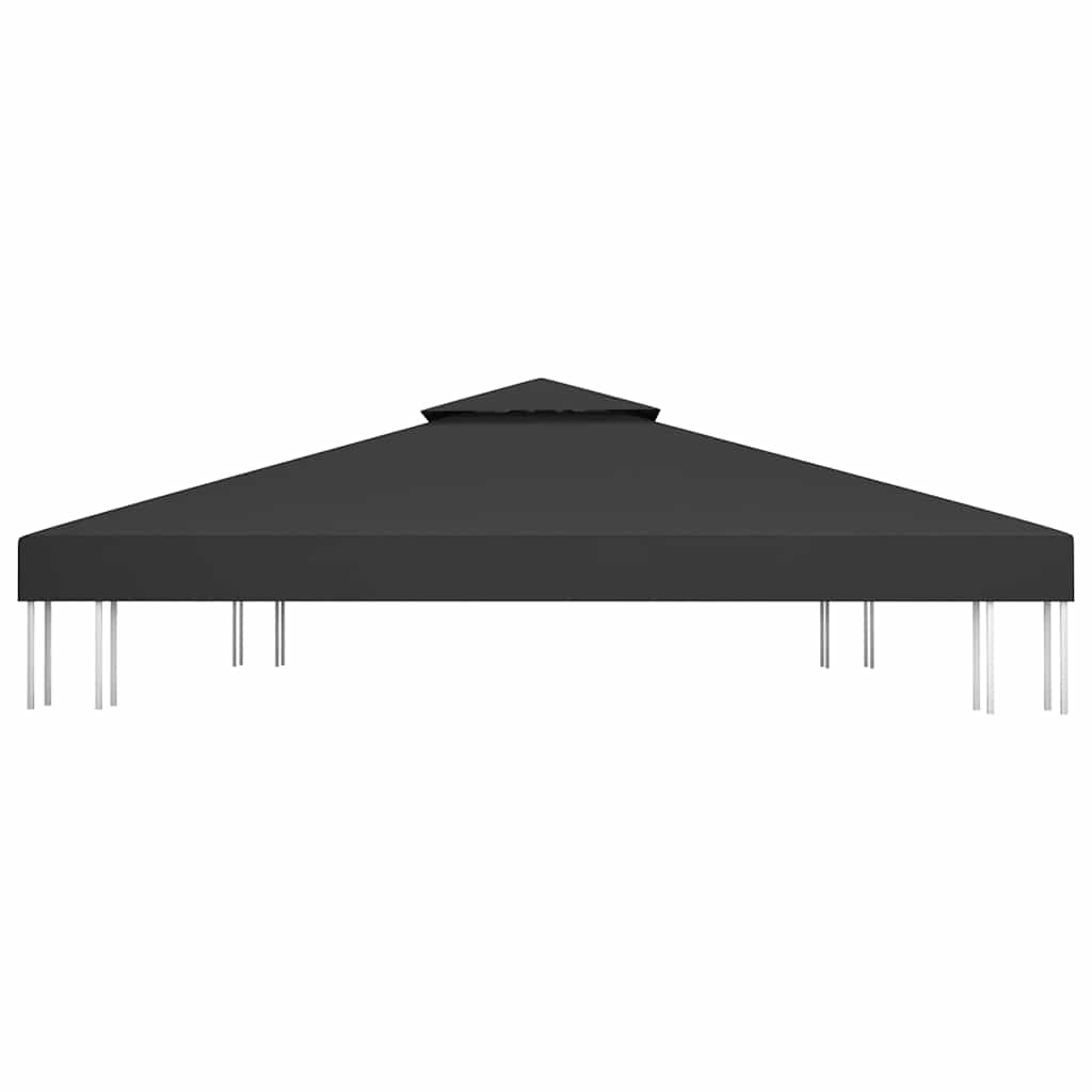 Vidaxl prieverkak 2-layer 310 g m² 4x3 m schwarz