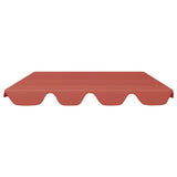 VIDAXL Slip Swing Bench 188 168x145 110 cm Terrakotta - afbeelding 3