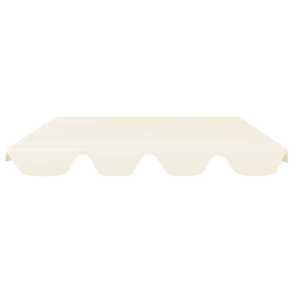 VIDAXL -Ersatzrutsche für Schwungbank 150 130 x 105 70 cm Creme Farbe