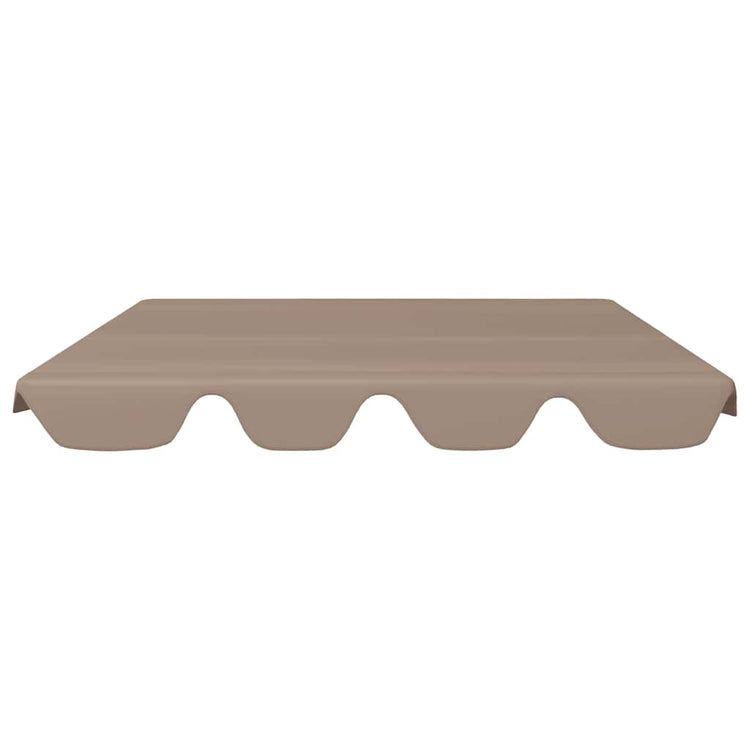 VIDAXL -Ersatzrutsche für Schwungbank 150 130 x 105 70 cm Taupe