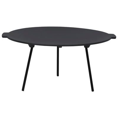 Vidaxl -Grillplatte Ø44 cm Gusseisen