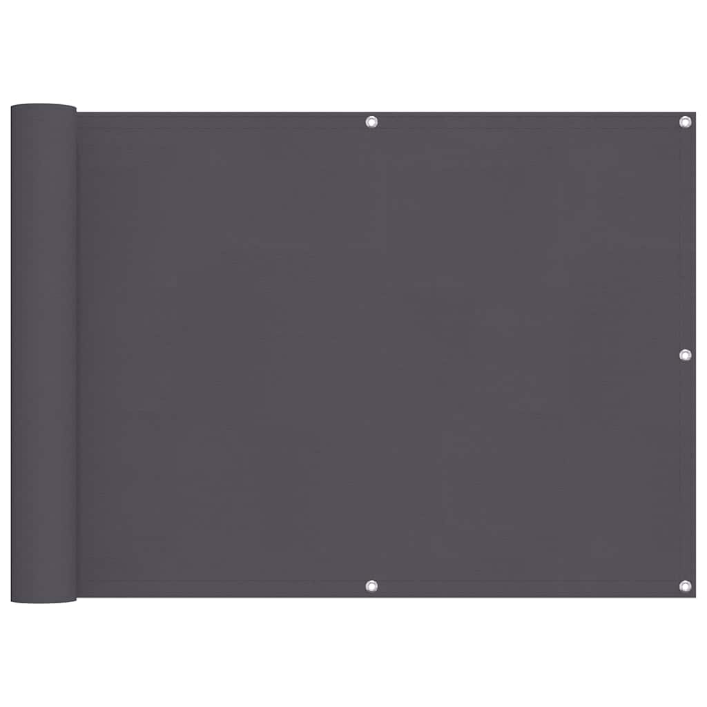 VIDAXL -Balkon -Bildschirm 75x300 cm Oxford Stoffanthrazit