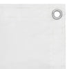 Vidaxl Balkon Bildschirm 75x300 cm Oxford Stoff weiß