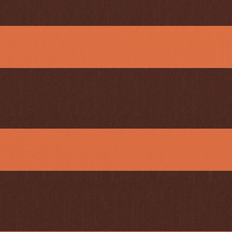 Vidaxl Balkon Bildschirm 75 x 400 cm Oxford Fabric Orange und Braun
