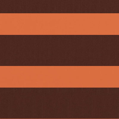 Vidaxl Balkon Bildschirm 75x600 cm Oxford Fabric Orange und Braun