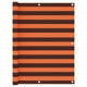 Vidaxl Balkon Bildschirm 120 x 400 cm Oxford Fabric Orange und Braun