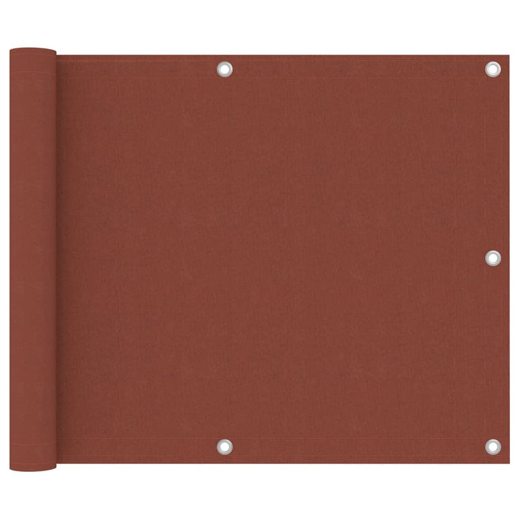 Vidaxl Balkon Bildschirm 75x300 cm Oxford Fabric Terrakotta