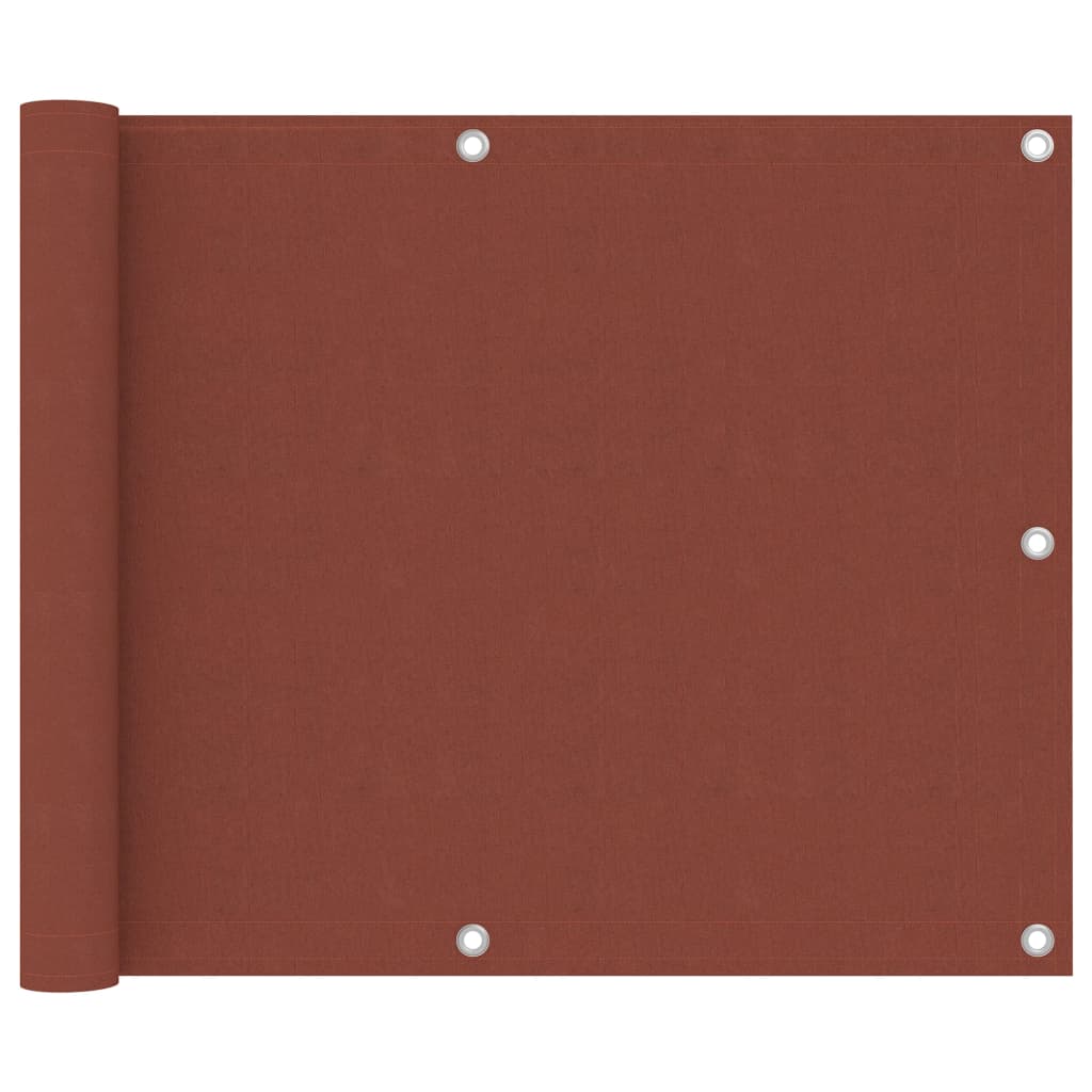 Vidaxl Balkon Bildschirm 75x700 cm Oxford Fabric Terrakotta