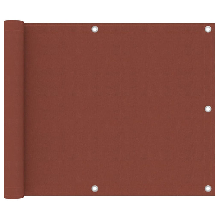 Vidaxl Balkon Bildschirm 75x700 cm Oxford Fabric Terrakotta