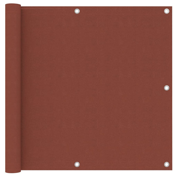Vidaxl Balkon Bildschirm 90 x 500 cm Oxford Fabric Terrakotta