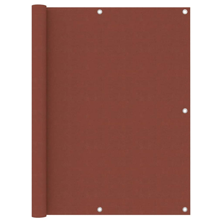 Vidaxl Balkon Bildschirm 120x500 cm Oxford Fabric Terrakotta