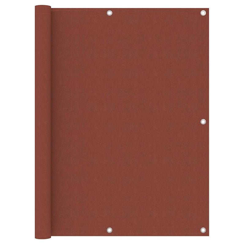 Vidaxl Balkon Bildschirm 120x500 cm Oxford Fabric Terrakotta