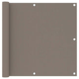 Vidaxl Balkon Bildschirm 90x300 cm Oxford Stofftaupe - afbeelding 1