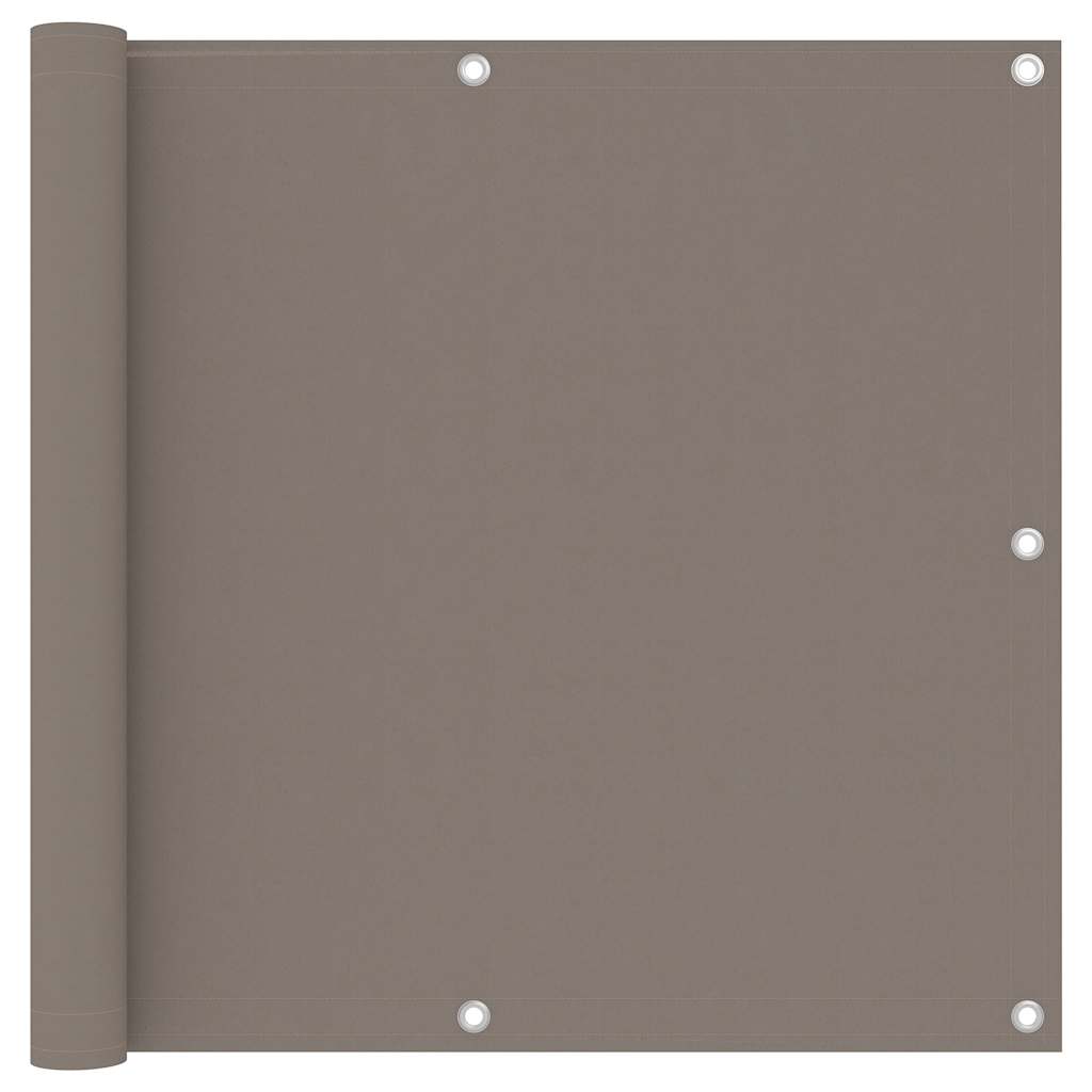 Vidaxl Balkon Bildschirm 90x300 cm Oxford Stofftaupe