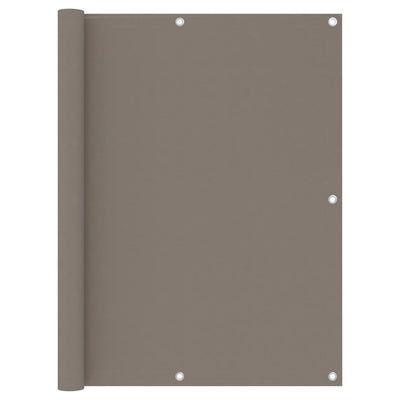 Vidaxl Balkon Bildschirm 120x300 cm Oxford Stofftaupe