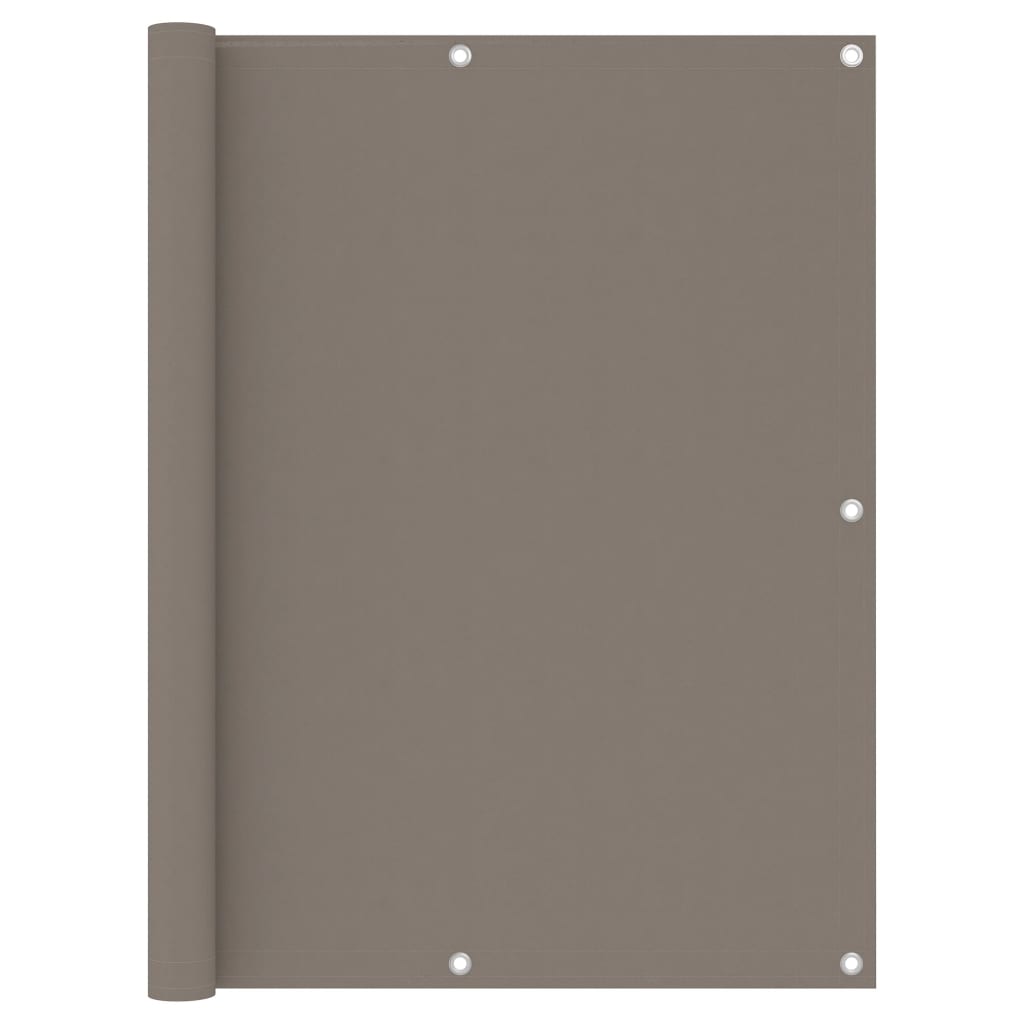 Vidaxl Balkon Bildschirm 120x400 cm Oxford Stofftaupe