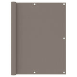 Vidaxl Balkon Bildschirm 120x400 cm Oxford Stofftaupe - afbeelding 1