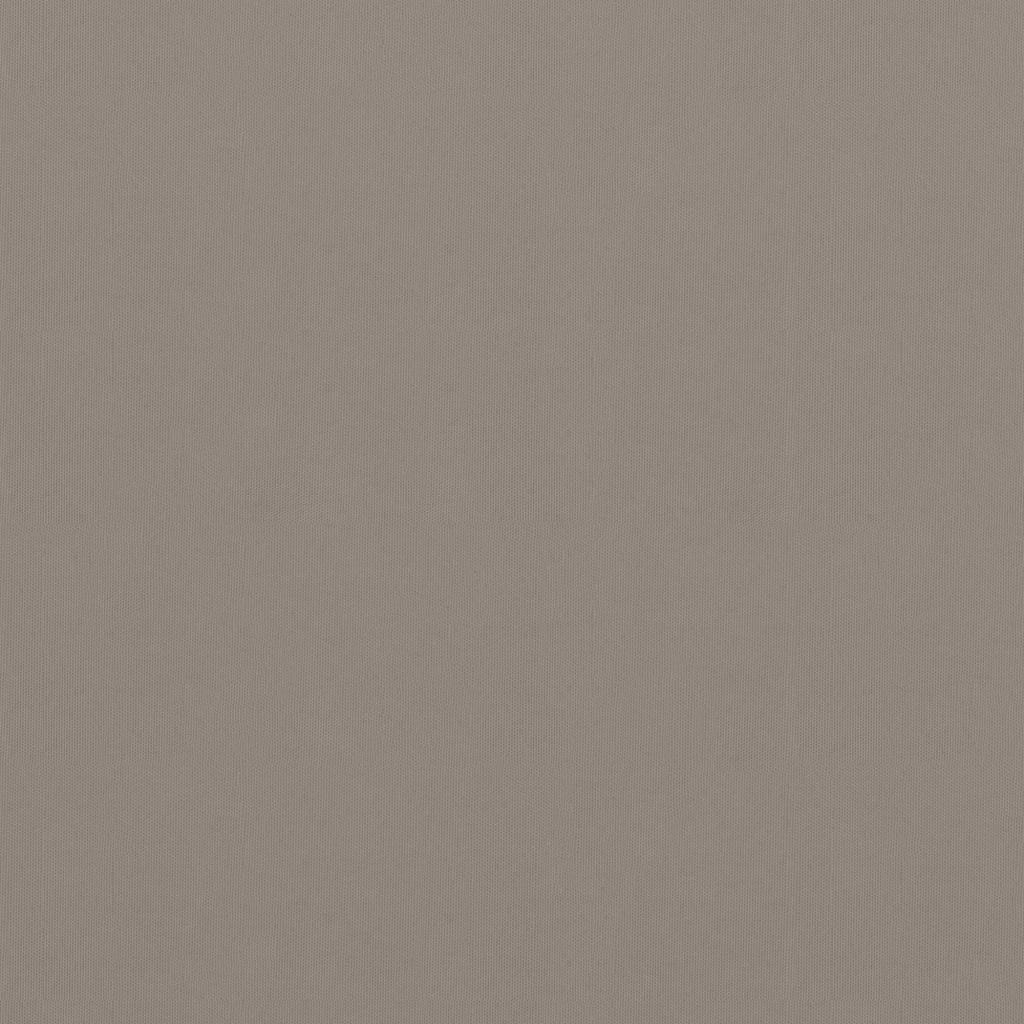 Vidaxl Balkon Bildschirm 120x400 cm Oxford Stofftaupe