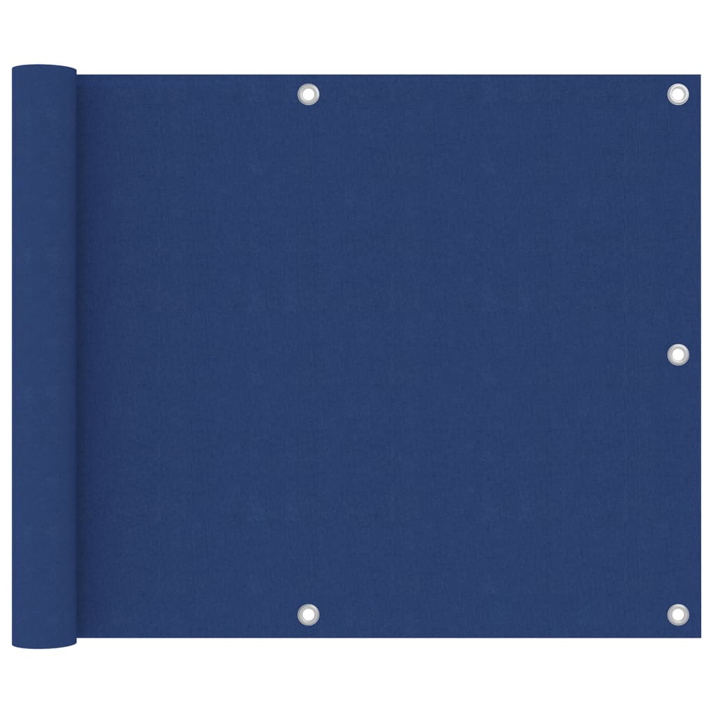 Vidaxl Balkon Bildschirm 75x300 cm Oxford Stoff blau