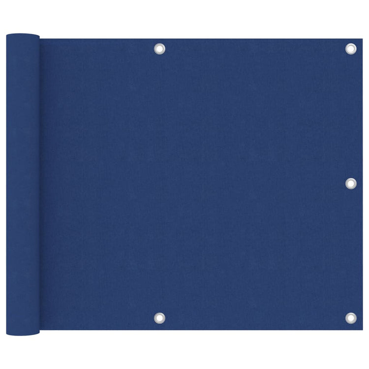 Vidaxl Balkon Bildschirm 75x300 cm Oxford Stoff blau
