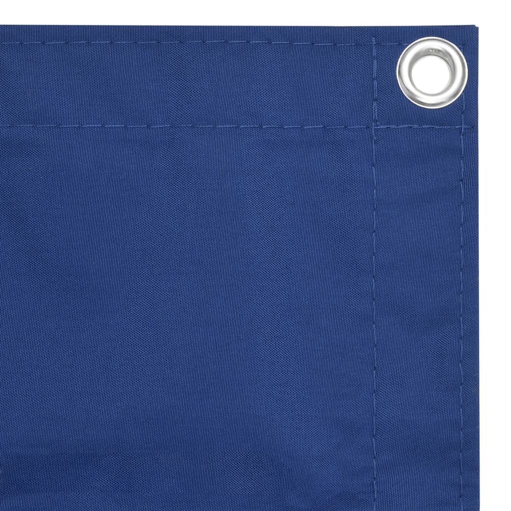 Vidaxl Balkon Bildschirm 75x300 cm Oxford Stoff blau