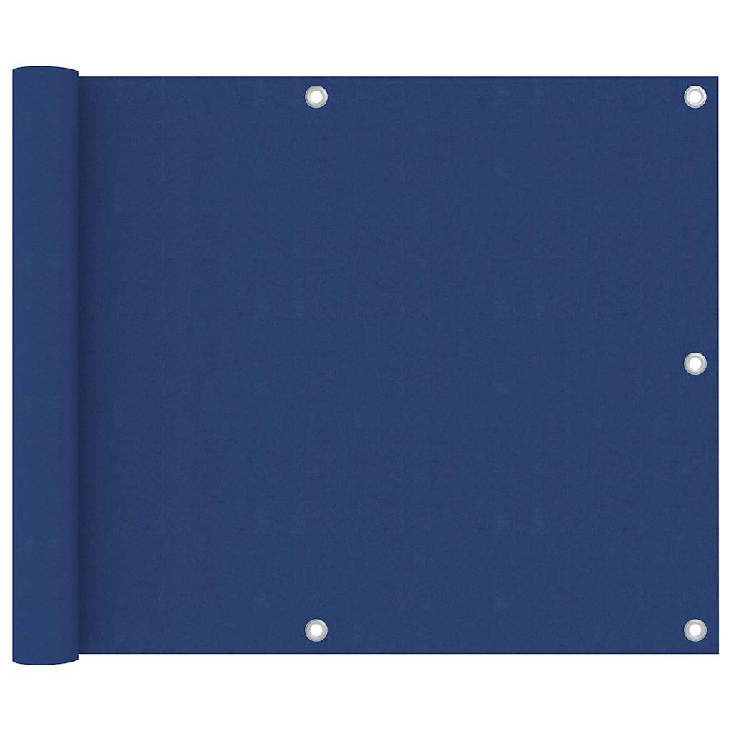 Vidaxl Balkon Bildschirm 75x400 cm Oxford Stoff blau