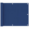 Vidaxl Balkon Bildschirm 75x500 cm Oxford Stoff blau