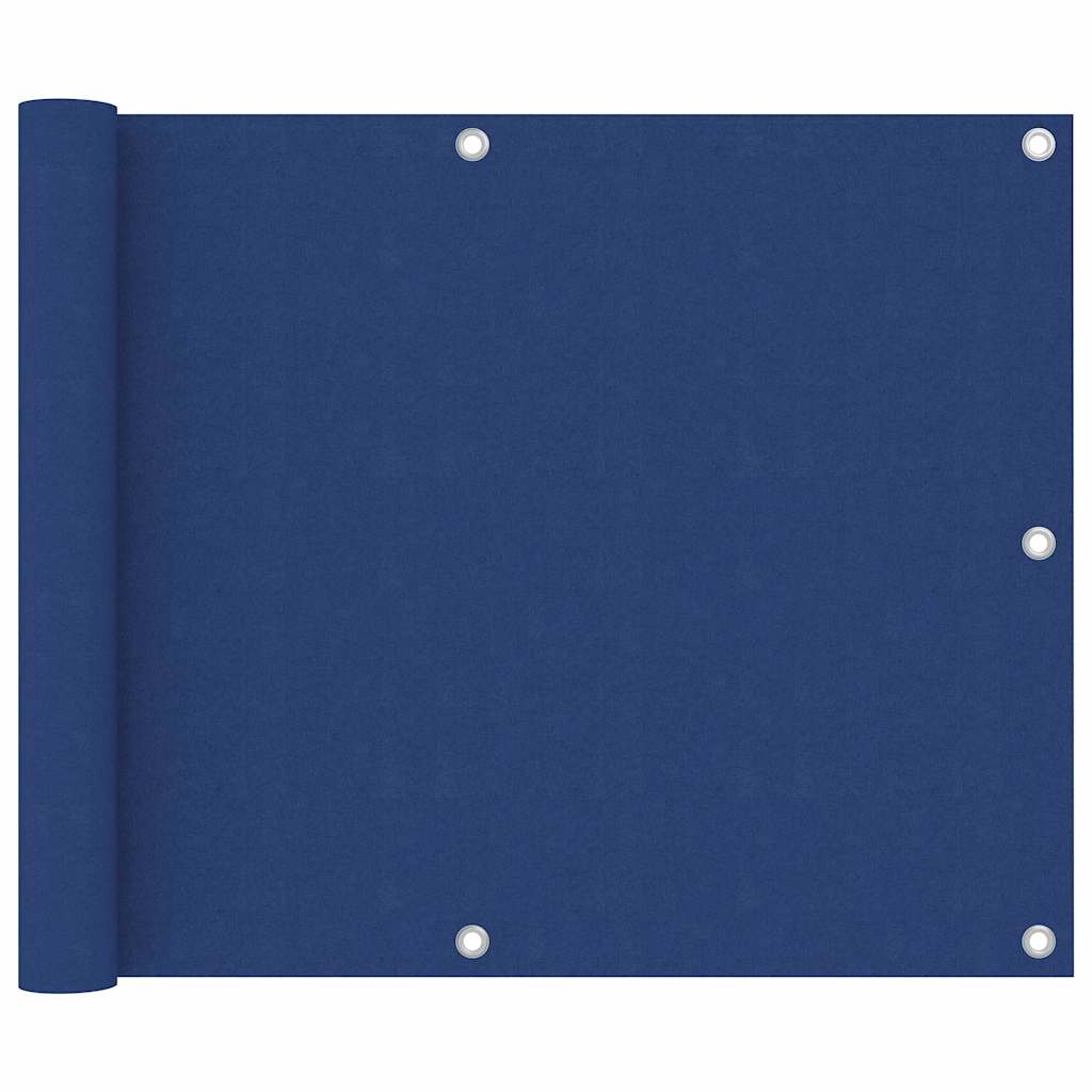 Vidaxl Balkon Bildschirm 75x500 cm Oxford Stoff blau