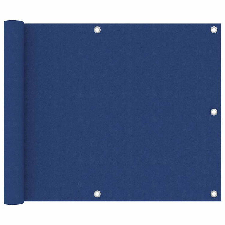 Vidaxl Balkon Bildschirm 75x500 cm Oxford Stoff blau