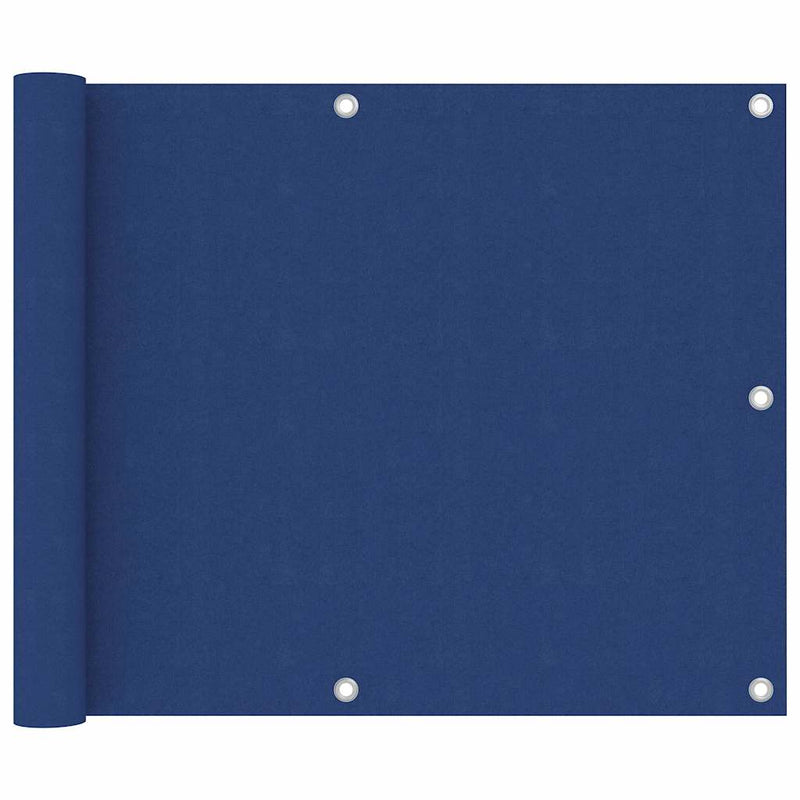 Vidaxl Balkon Bildschirm 75x500 cm Oxford Stoff blau