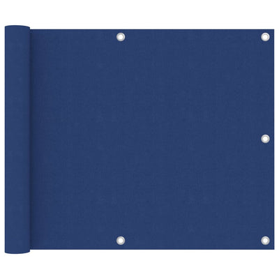 Vidaxl Balkon Bildschirm 75x600 cm Oxford Stoff blau