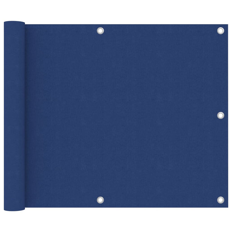 Vidaxl Balkon Bildschirm 75x600 cm Oxford Stoff blau