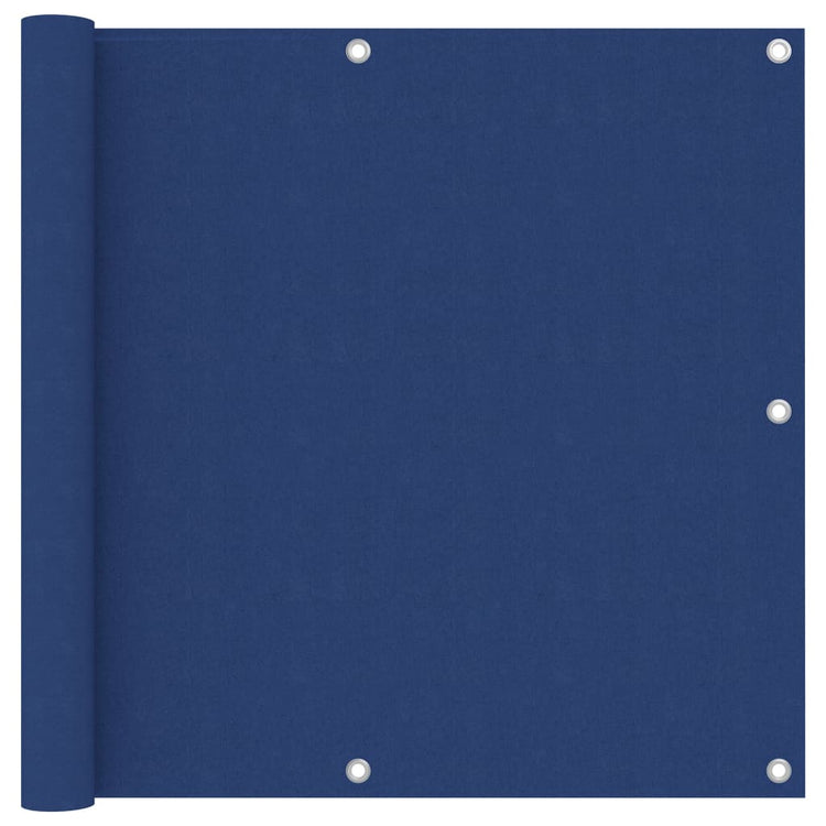 Vidaxl Balkon Bildschirm 90x400 cm Oxford Stoff blau