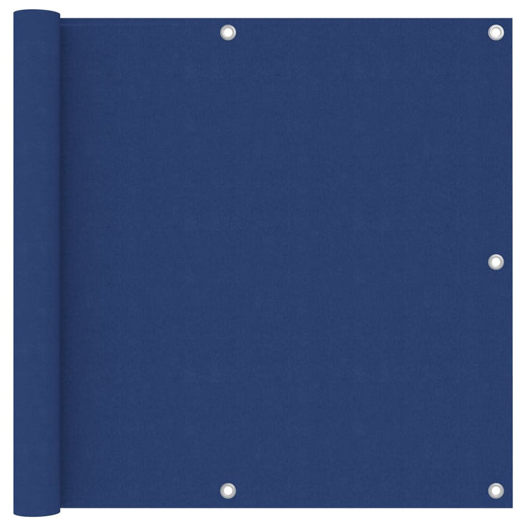 Vidaxl Balkon Bildschirm 90x500 cm Oxford Stoff blau