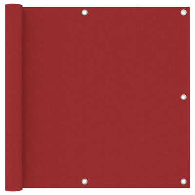 Vidaxl Balkon Bildschirm 90x300 cm Oxford Stoff rot