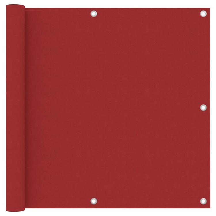 Vidaxx Balkonschirm 90x400 cm Oxford-Stoff rot