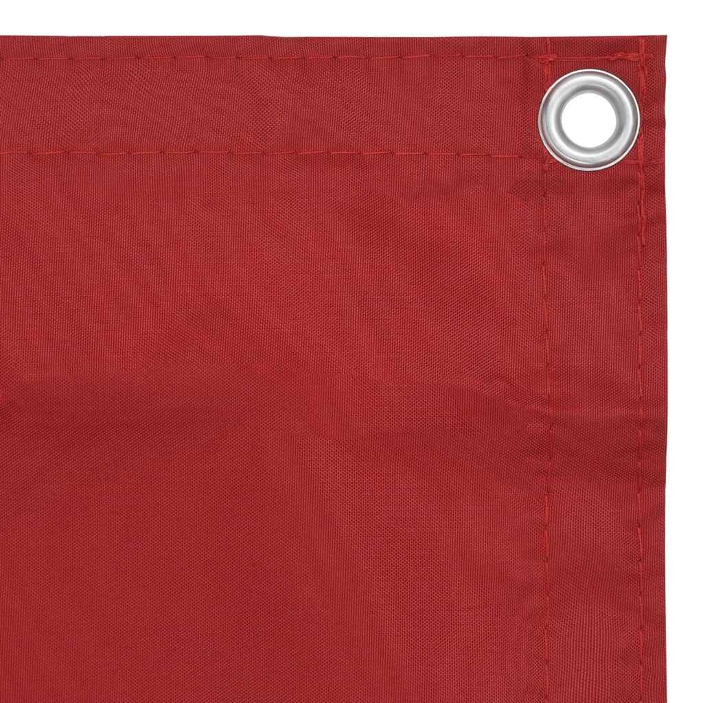 Vidaxx Balkonschirm 90x400 cm Oxford-Stoff rot