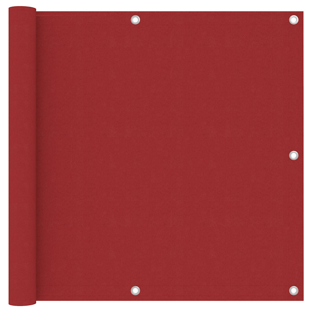 Vidaxx Balkonschirm 90x600 cm Oxford-Stoff rot