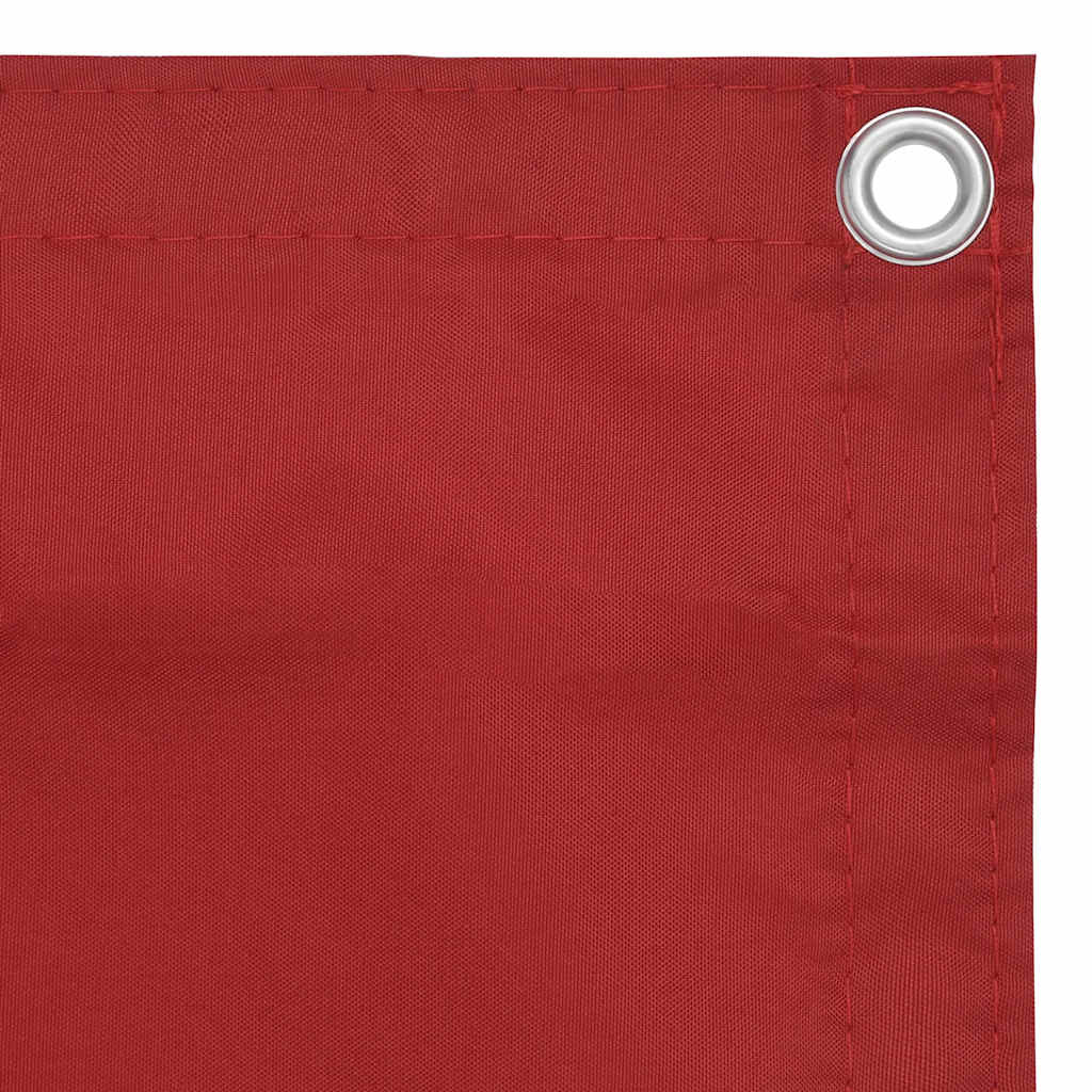 Vidaxx Balkonschirm 90x600 cm Oxford-Stoff rot