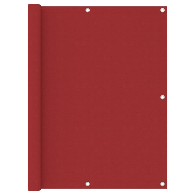 Vidaxl Balkon Bildschirm 120x300 cm Oxford Stoff rot