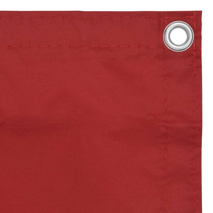 Vidaxl Balkon Bildschirm 120x300 cm Oxford Stoff rot