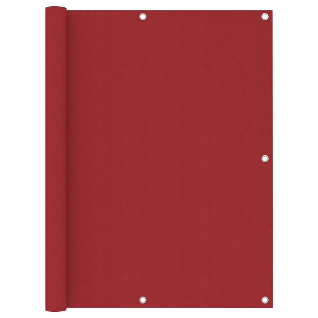 Vidaxl Balkon Bildschirm 120x400 cm Oxford Stoff rot