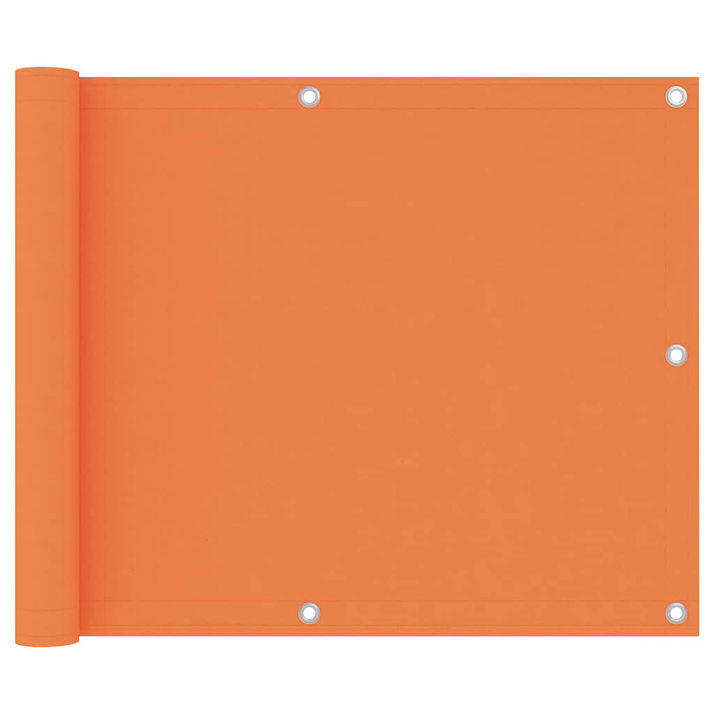 Vidaxl Balkon Bildschirm 75x300 cm Oxford Fabric Orange
