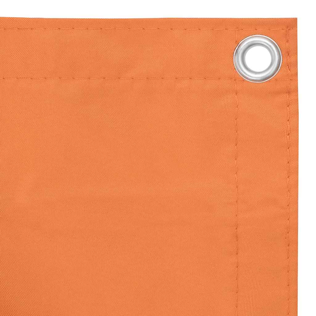 Vidaxl Balkon Bildschirm 75x300 cm Oxford Fabric Orange