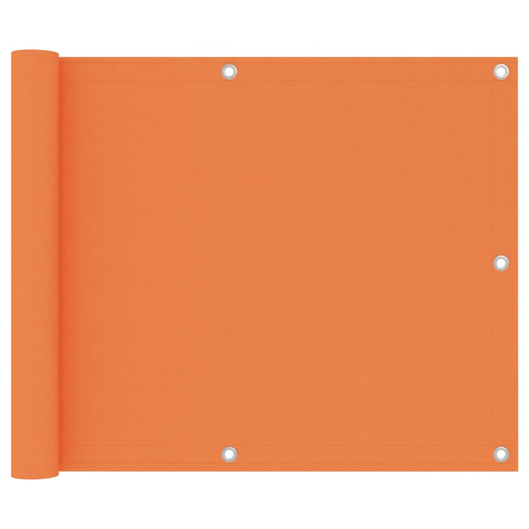 Vidaxl Balkon Bildschirm 75x500 cm Oxford Fabric Orange