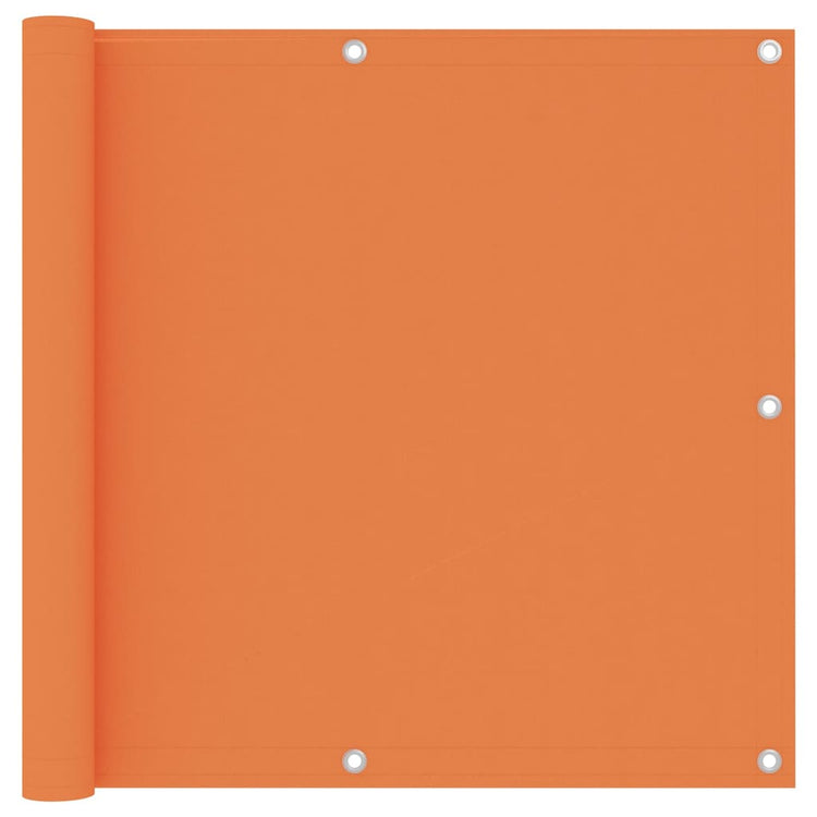 Vidaxl Balkon Bildschirm 90 x 500 cm Oxford Fabric Orange