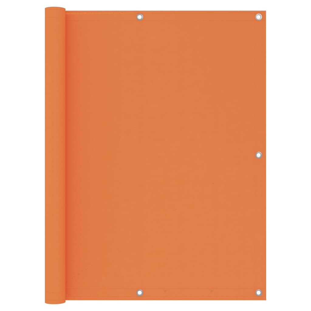 Vidaxl Balkon Bildschirm 120x500 cm Oxford Fabric Orange