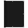 Vidaxl Balkon Bildschirm 120x300 cm Oxford Stoff schwarz