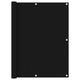 Vidaxl Balkon Bildschirm 120x500 cm Oxford Stoff schwarz